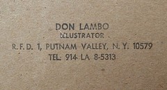 Signed Orig DON LAMBO American „AFTER LABOR DAY“ Seaside Watercolor Painting