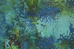 Mark Little Original Giant Canvas Painting 84”X62” (7 Foot) Abstract Modern XL