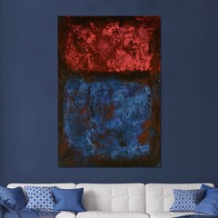 64”X44” Mark Rothko ￼style canvas ￼painting Acrylic,Abstract, Modern,X Large