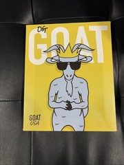 Goat USA Canvas Painting Wall Art 10x8in (Autographed)