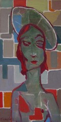 Original Zivanovits Portrait COLOR STUDY 11 Abstract Color Field oil