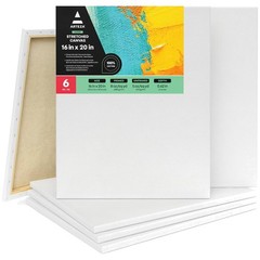 16×20 Art Canvas Pack – Oil, Acrylic, Gouache