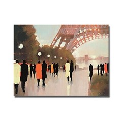 Paris Remembered by Christie Gallery Wrapped Canvas Giclee Art ( 12 in x 16 in )