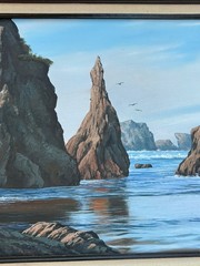 Bill Conant Original Painting Oregon Coast Seascape Coastal Landscape