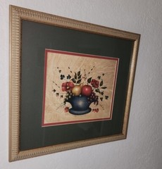 Fruit Bowl 1 &2. 13″×15″ Paintings by B. Palmer
