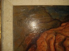Emanuel Schary Original Oil on Board Painting Old Israeli Man – 1970s