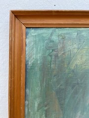 Ölbild Impressionist Stillleben mit Sommerblumen 72×53,5cm