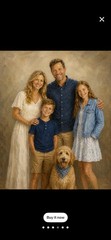 Custom Oil Portrait Painting From Photo | Hand-Painted Canvas Artwork