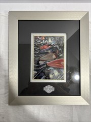 Harley Davidson- Scott Jacobs-Thunder Row-Framed Art Tile-Custom Framed