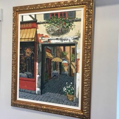 Viktor Shvaiko „La Feniere“ Limited edition serigraph, Signed, Numbered, Framed