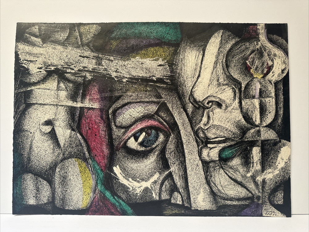 Surrealist Painting Russian Expressionism Abstract Modernism Sopp Drawing USSR