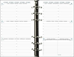 Refill from September 2024 to December 2025, 1 Week on 2 Pages, F…
