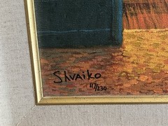 Original Oil Viktor Shvaiko- Red Lion 117/230