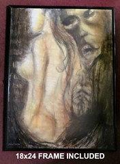 Horror Painting Art Dark Fantasy Scary Haunted Ghost Erotic Gothic Macabre Woman