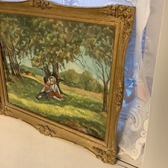 vintage original oil painting signed framed 1964 By Dorothy Paulsen 23.8 in”