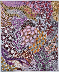 Karen Bird Ngale. Highly collectable Aboriginal art. Inc,COA and Photo’s