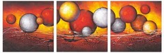 Modern Abstract Art Oil Painting STRETCHED READY TO HANG C1131ABC