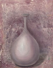 Original Oil Painting Still Life “ Vase 1 “ 8×10” Canvas Signed COA OOAK
