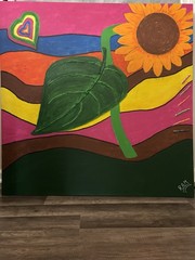 Thermonuclear Sunflower (40” X 40”)