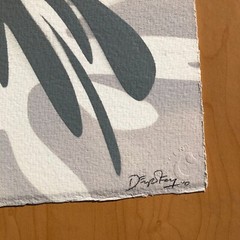 Pop Art Painting John Dempsey Stencil Original Abstract „Grey-works“