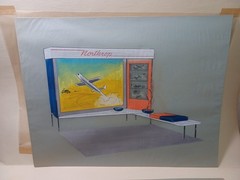 2 50’s Org Watercolor Artwork Concepts Northrup Displays Phil Swanson RRGTS