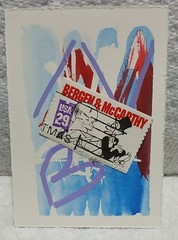 Postal Whimsy OOAK Watercolor ACEO Bergen & McCarthy 29¢ Stamp by Virginia