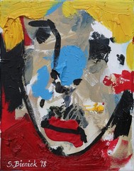 Sebastian Bieniek Original Painting Signed Mitst. v Jorinde Voigt Norbert Bisky