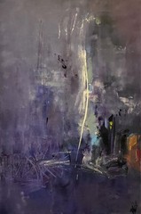 Marvelous Colorful Deep Moody Abstract Art Piece Acrylic On Canvas Unique…