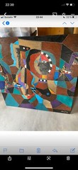 Neal Doty Original ESCAPADE Acrylic on Canvas 40×40 inches