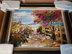 Marko Mavrovich Painting (Along the Way ) Giclee in color on Canvas Signed/#