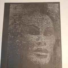 Jocelyn Wildenstein, ‘Catwoman’ Socialite Stencil Painting Original NOT Print
