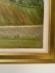 Antique North Carolina Painting Impressionist 1918 Landscape William Kirkgaard