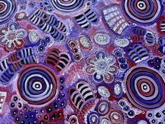 Dulcie Long Pula. Authentic Aboriginal Art. Incl, COA, Photo’s.Beautiful detail
