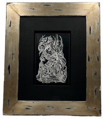SASCHA BRASTOFF ORIGINAL MID CENTURY SCRATCHBOARD ANTIQUE MCM VINTAGE DRAWING