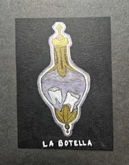 ACEO Original Abstract LOTERIA CARD SERIES by Veronica Lee/ beks_and _lo