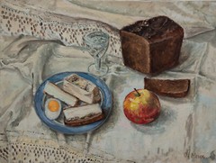Original oil painting 17,7×23,6 in
