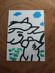 GAT PAINTINGS IMPRESSIONISM ORIGINAL COLLECTIBLE WHIMSICAL LANDSCAPE & ANIMALS
