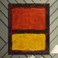 ￼ Mark Rothko style Professional￼ Artist Canvas￼ painting￼ 72”X60”Abstract,6ft