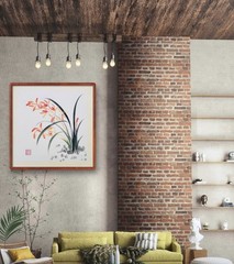Chinese painting of orchids
