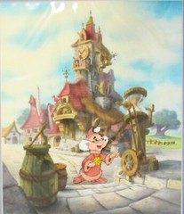 MICHAEL HUMPHRIES ATTRIBUTED TO PAINTING TICK TOCK CASTLE