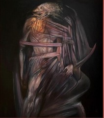 Pintura Mitológico Hombre Alado By ManuelAzzcuy (No Frame )18×24 Inches