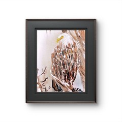 Bald Eagle Contemporary Expressionist Original Painting.