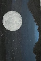 40X30 Cm Day and Night Canvas Painting Wall Art Home Decor
