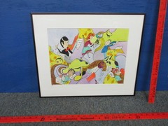 Connie Brorson Signed Watercolor Painting „The Composer“ 16″ x 19 1/4″