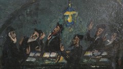 Original Oil BORIS BORVINE FRENKEL POLISH JEWISH FRENCH 1930-1970 Era, Signed