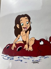 Hand painted Fan Art Serigraph Style Cel Tarzan Animation