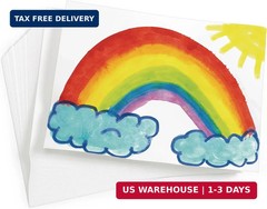 Colorations Art Paper, 9″ x 12″ Painting & Craft Paper, Finger Paints, Watercolo