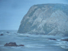 LLOYD MITCHELL, LISTED CALIFORNIA PLEIN AIR COASTAL CA CALIFORNIA DANA POINT OIL