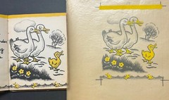 1934 LITTLE GOOSIE GOSLING by Helen & Alf Evers ORIGINAL ILLUSTRATION Paintings