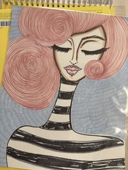 Contemporary Pop Art Original Wall Art | “Estella ” | Lowbrow